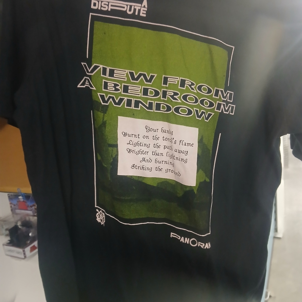 La Dispute "Panorama" Black Tee Green Graphic Tee - Short Sleeve